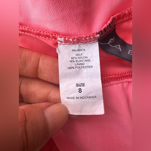 La blanca Vibrant Coral One-Piece Swimsuit  beach resort vacation summer size 8 - Picture 9 of 16